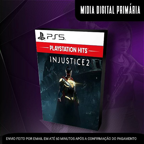 Injustice 2 Ps5 Mídia Digital (Primária) (Retrocompatível)