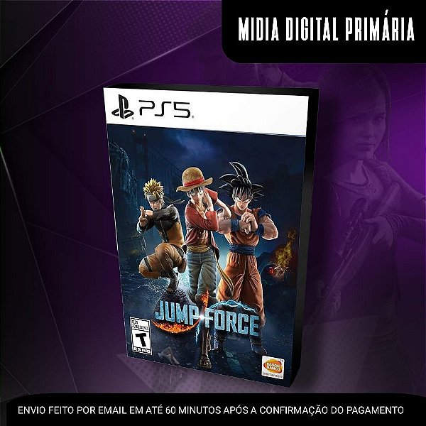 Jump Force Ps5 Mídia Digital (Primária) (Retrocompatível)