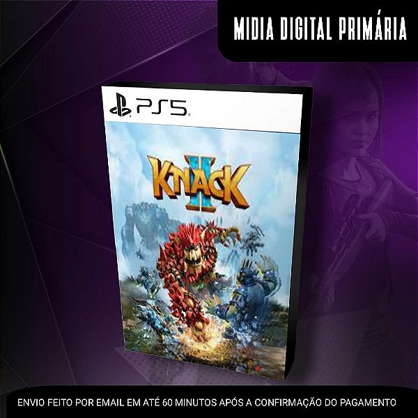Knack 2 Ps5 Mídia Digital (Primária) (Retrocompatível)