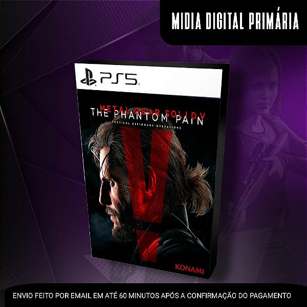 Metal Gear Solid V The Phantom Pain Ps5 Mídia Digital (Primária) (Retrocompatível)