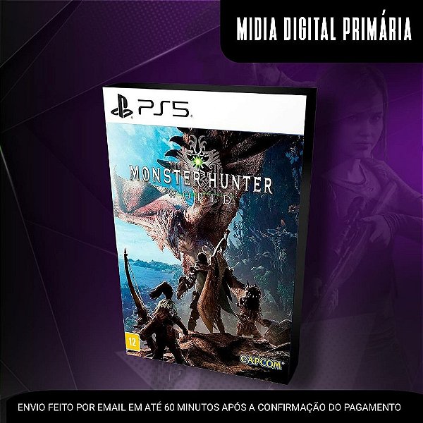 Monster Hunter Ps5 Mídia Digital (Primária) (Retrocompatível)