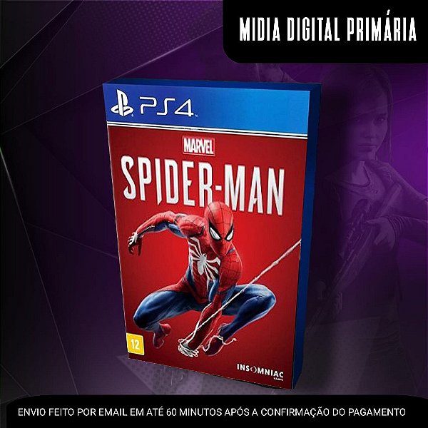 Spider Man Ps4 Standard Edition Mídia Digital (Primária)