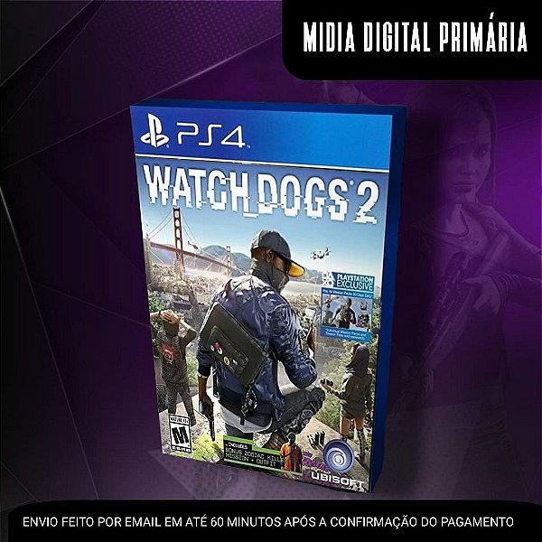 Watch Dogs 2 Ps4 Mídia Digital (Primária)