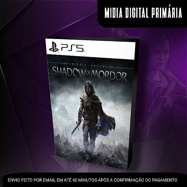 Shadow of Mordor Ps5 Mídia Digital (Primária) (Retrocompatível)