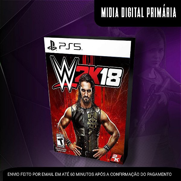 WWE 2K18 Ps5 Mídia Digital (Primária) (Retrocompatível)