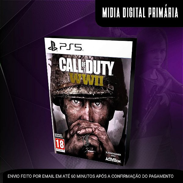 Call Of Duty WWII Ps5 Mídia Digital (Primária) (Retrocompatível)
