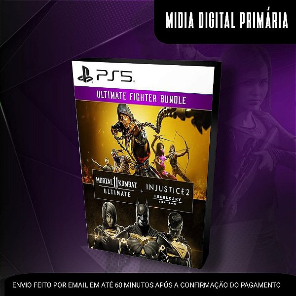 Mortal Kombat 11 Edição Ultimate +  Injustice 2 Edição Lendária Ps5 Mídia Digital (Primária)