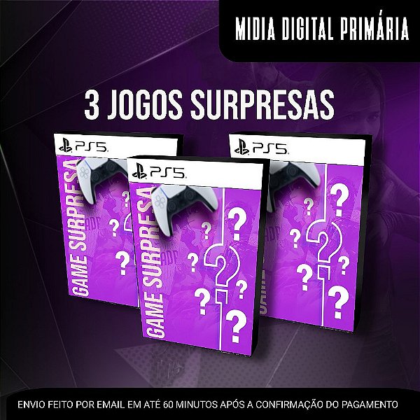 3 Jogos Supresa Mídia Digital Ps5 (Primária)