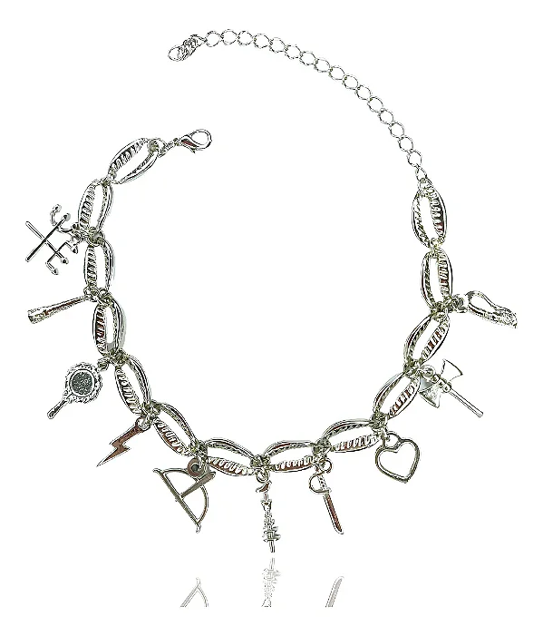 Tornozeleira Axé 7 Linhas com Búzios – Ajustável