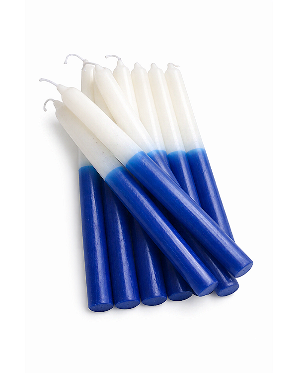 Vela Bicolor Iemanjá – Proteção e Equilíbrio (8 Unidades)