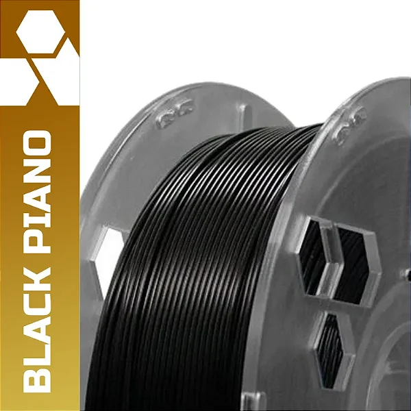 Filamento PLA Classic Preto - Black Piano