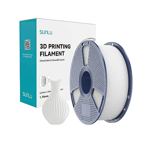 FILAMENTO SUNLU PLA CLASSICO BRANCO