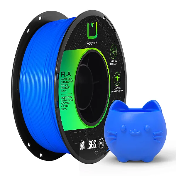 Filamento MULTFILA PLA Speed Azul Safira