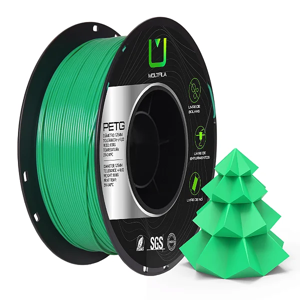 Filamento MULTFILA PETG Speed Verde