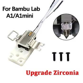 Aquecedor Hotend Bambu Lab A1 e A1 Mini de Zircônia. Suporta até 2200ºC