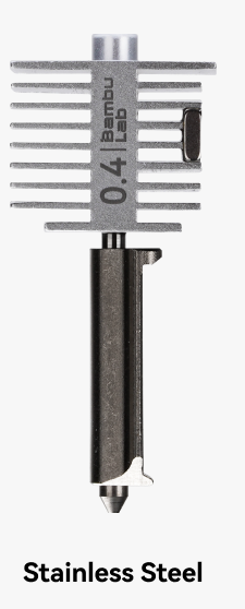 Hotend Bico De Aço Inoxidável Bambu Lab A1 A1mini 0.4mm FAH007
