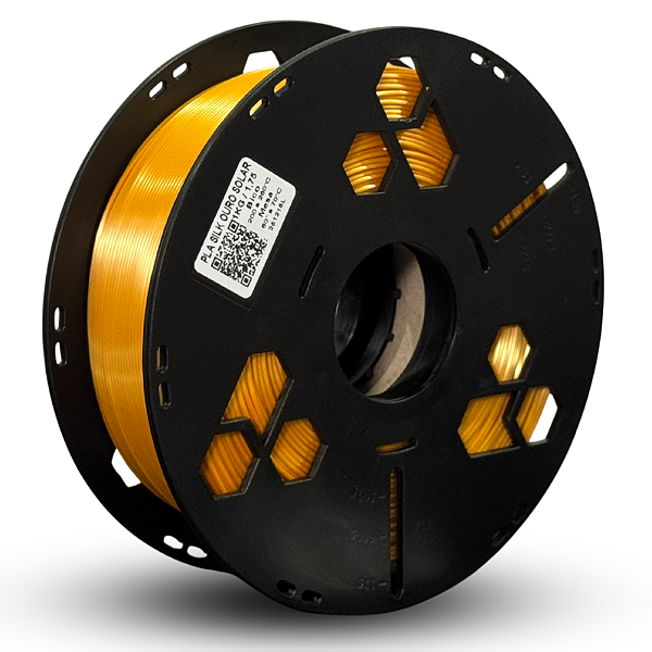 Filamento Triade3D PLA Silk Dourado Solar 1kg