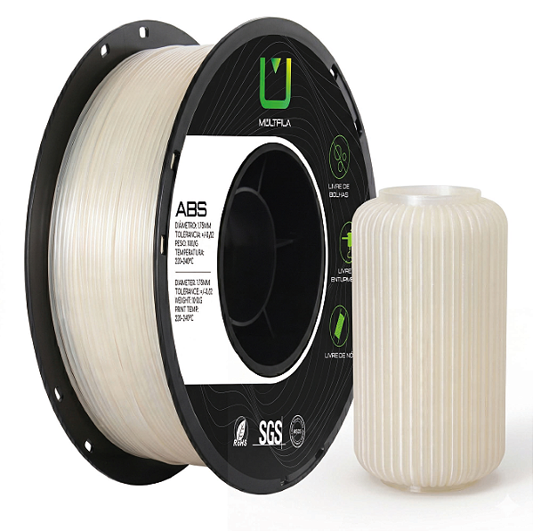 FILAMENTO ABS NATURAL MULTFILA 1KG