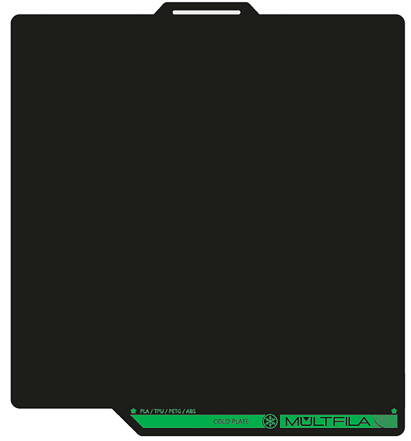 MESA COOL PLATE PRO MTF A1/P1/X1/P2S/X2D 257*257 TEXTURA PRETA PRENSADA A FRIO D. FACE MULTFILA