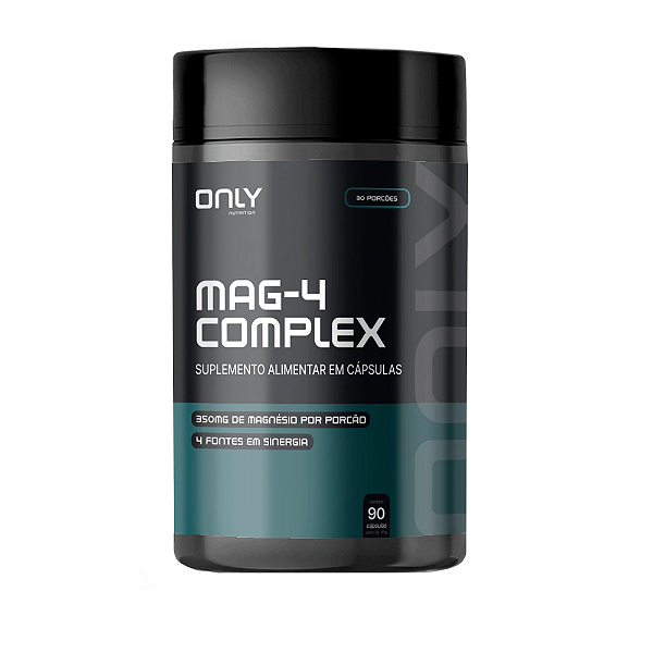 MAG-4 COMPLEX - 90 CÁPSULAS - ONLY NUTRITION