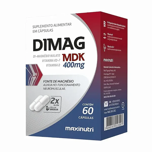 DIMAG MDK - MAXINUTRI - 60 CÁPSULAS