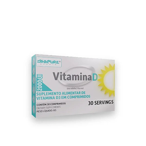 VITAMINA D3 2000UI - DYNAMO - 30 COMPRIMIDOS