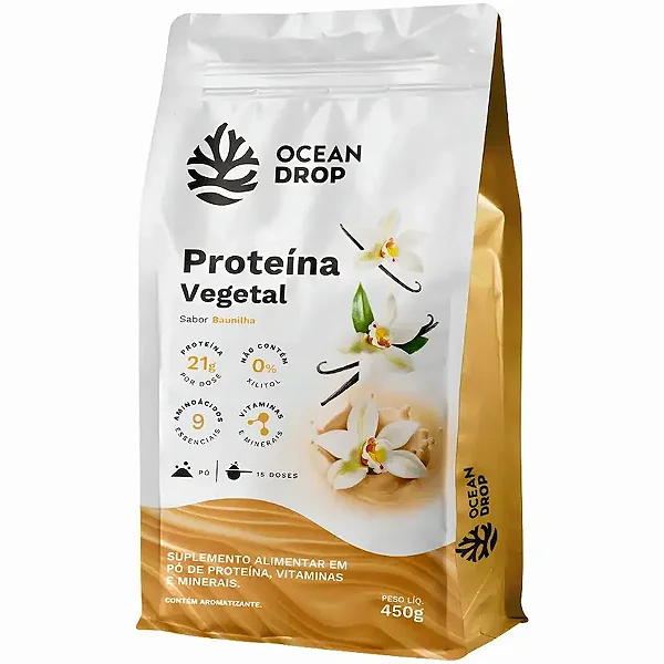 WHEY PROTEINA VEGETAL OCEANDROP 450G
