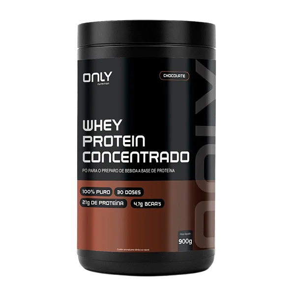 WHEY 100% CONCENTRADO ONLY NUTRITION 900G