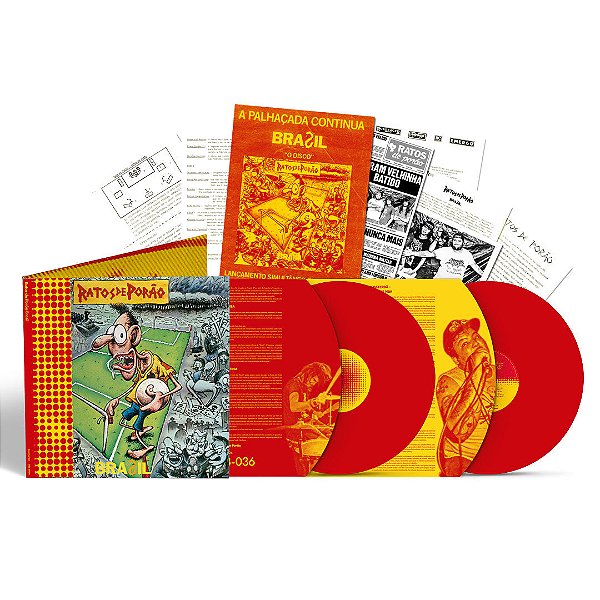Lp Ratos De Porão - Brasil ( Lp Duplo Vermelho ) Lacrado