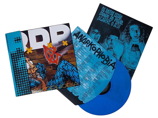 Lp Ratos de Porão Anarkophobia ( Vinil Colorido ) Lacrado