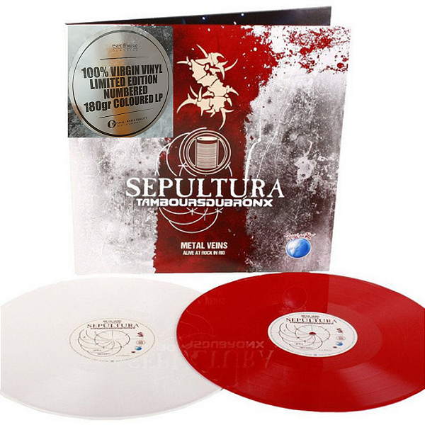 Lp Sepultura Tamboursdubronx Metal Veins ( Vinil Duplo Colorido) Novo