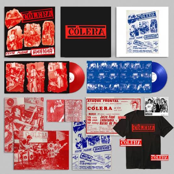 Box Colera Tente mudar o amanhã ( vinil Poster camiseta ) Lacrado