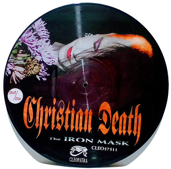 Lp Christian Death The Iron Mask ( Vinil Picture) Raridade