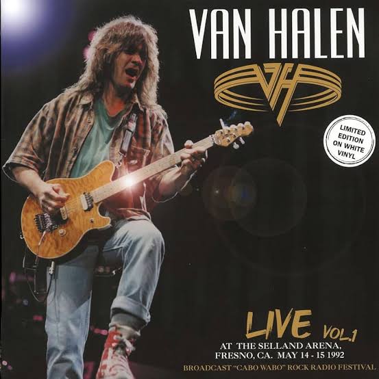 Lp Van Halen Live Selland 1992 ( Vinil Cor Branco ) Lacrado