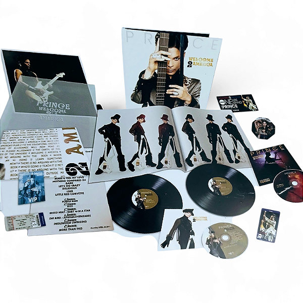Box Prince Welcome 2 America (deluxe Vinil Cd Bluray e mais... ) Lacrado