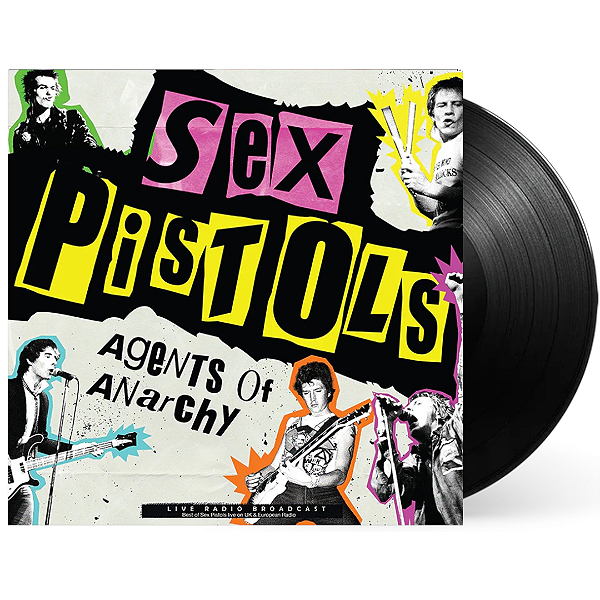Lp Sex Pistols - Agents of Anarchy ( Vinil Preto ) Lacrado