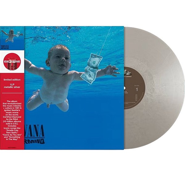 Nirvana Nevermind Vinil prata / Lp Lacrado Importado