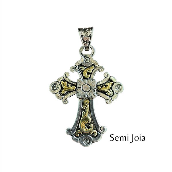CRUCIFIXO AMERICAN SEMI JOIA