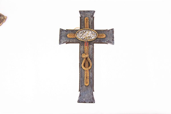 Cruz decorativa country