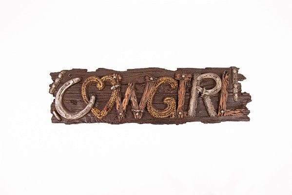Placa decorativa Cowgirl