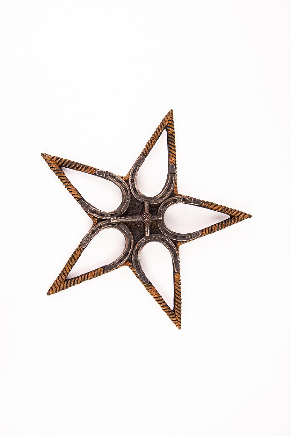Placa decorativa estrela