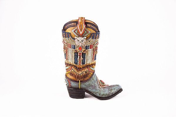 Bota Decorativa – Totem Indígena