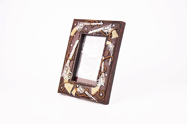 Porta retrato pistola