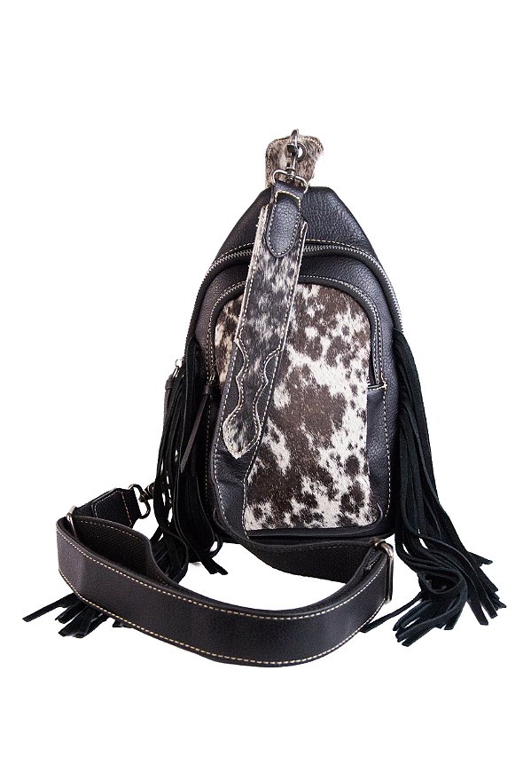 Pochete montana west cow fringe