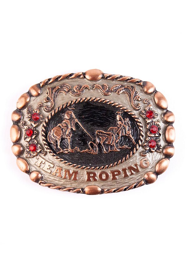 Fivela country team roping bronze