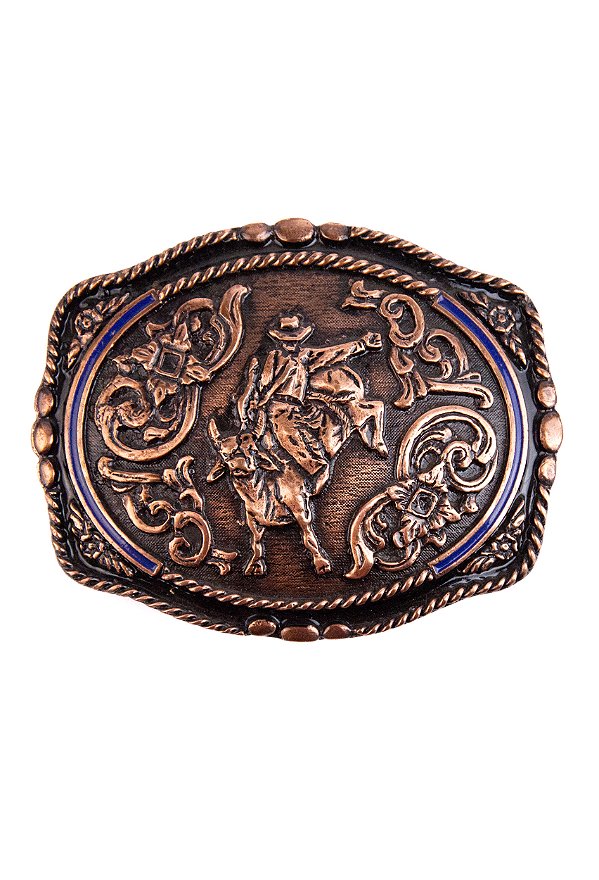 Fivela country montaria bronze