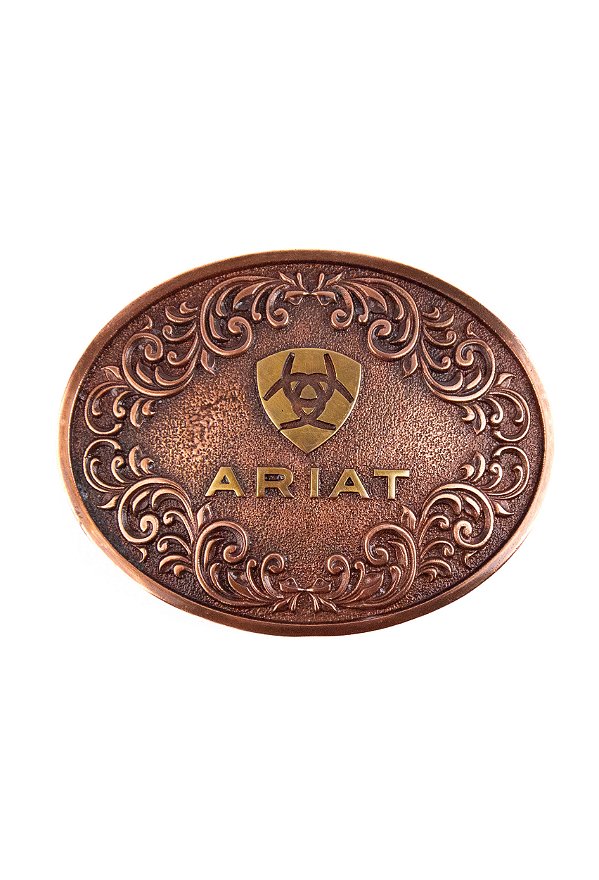 fivela ariat nacional bronze