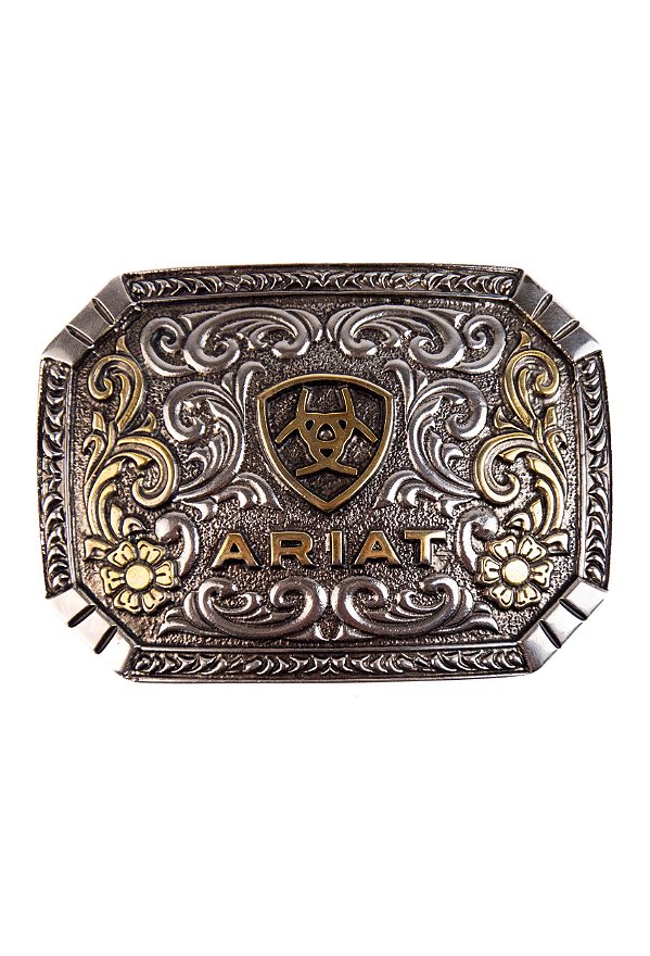 fivela ariat nacional flor