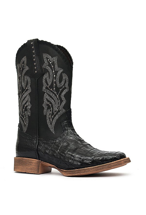 bota vimar feminina jacare black