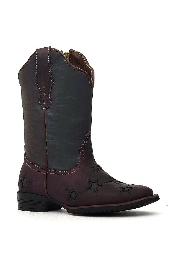 bota infantil Vimar Roxa metal